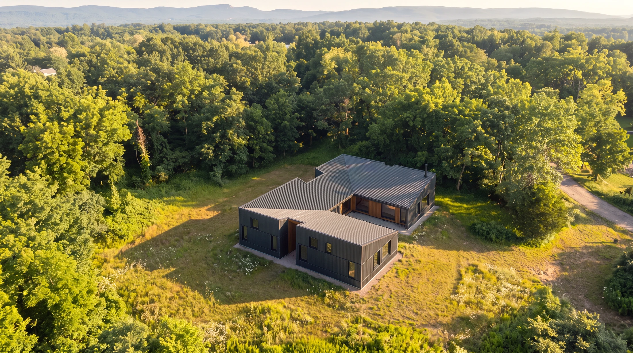 HighFell — the property, three and a half acres on the ridge
